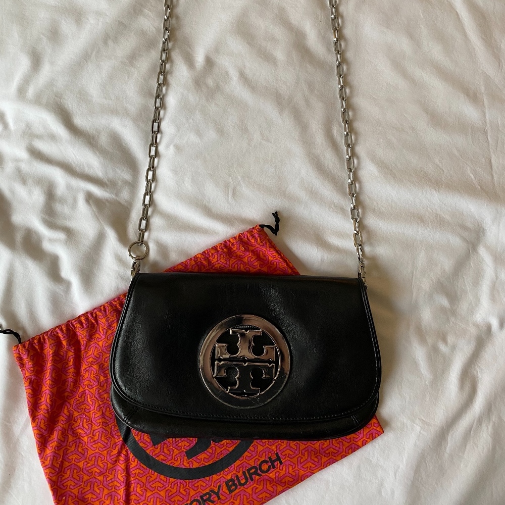 Tory Burch Logo Crossbody/Clutch